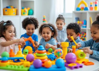 Kreativ leg med sanselegetøj og børneværktøj til kreativ leg