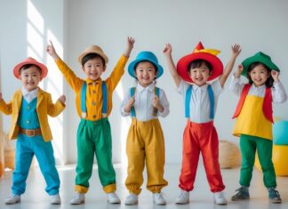 Kreative kostumeidéer med hørbukser til børn