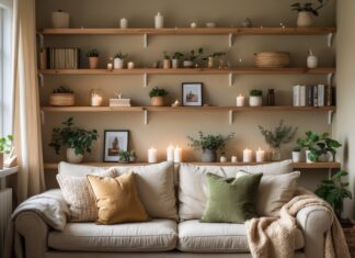 Sådan skaber du et hyggeligt hjem med træhylder og komfortable sofaer