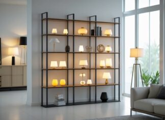 Sådan vælger du den perfekte reol med hylder til lamper