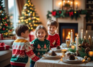 Sådan skaber du den perfekte julestemning med julesweater til børn online og smukt julebord