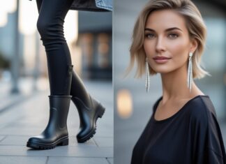 Sådan matcher du dine korte gummistøvler med lange øreringe til enhver stil