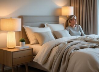 Sådan skaber du den perfekte atmosfære i soveværelset med sengebordslampe og sengetøj