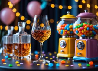 Sådan skaber du den perfekte feststemning med cognacglas og slikmaskiner