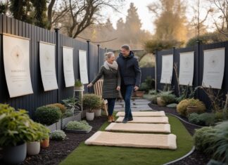 Sådan skaber du en hyggelig have med personlige plakater og vintermåtter til haven