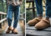 Sådan styler du baggy jeans med komfortable hyttesko til udendørs brug