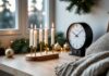 Sådan skaber du hygge med adventslysestager og radiostyret vægur tilbud