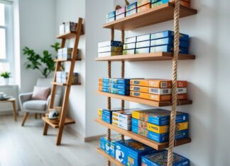 Kreative måder at bruge en rebstige til at organisere dine puslespil med 5000 brikker