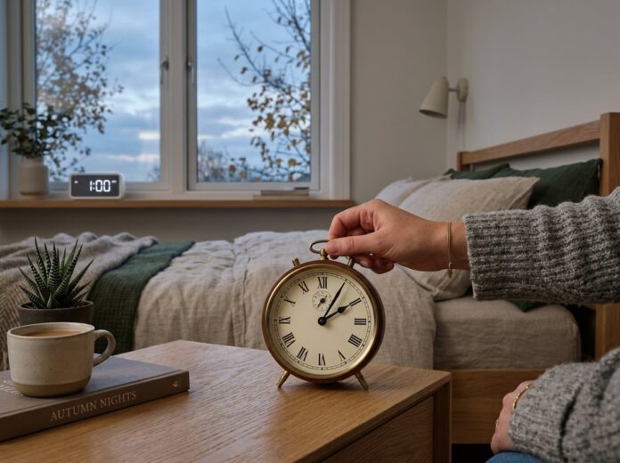 Husk at stille uret tilbage når vintertiden begynder